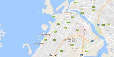 Žemėlapis Oud Metha Dubajus