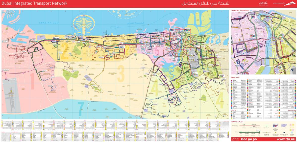 Dubajus transporto žemėlapis