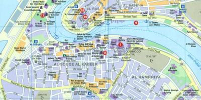 Dubajus Abra žemėlapyje