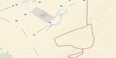 Al Qudra dviračių tako vieta žemėlapyje