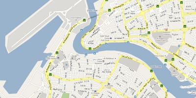 Žemėlapis Bur Dubai