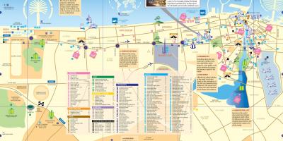 Tarptautinės Dubajus miesto žemėlapis