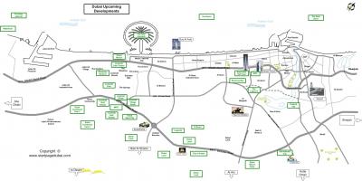 Dubai Investment park vieta žemėlapyje