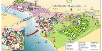 Dubajus festivalis miestas žemėlapyje