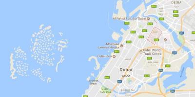 Karama Dubajus žemėlapyje