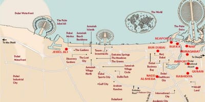 Žemėlapis Jebel Ali