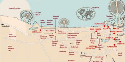 Žemėlapis Jebel Ali