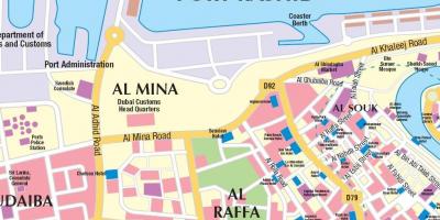 Dubajus uosto žemėlapis