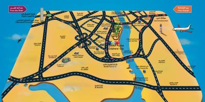 Žemėlapis Vaikų miestas Dubajus
